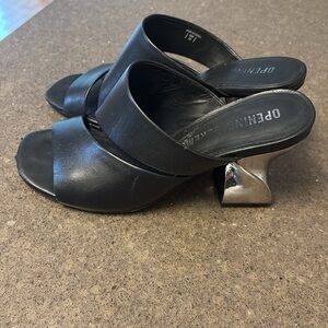 Opening Ceremony Women's Black Slide Sandals 7.5